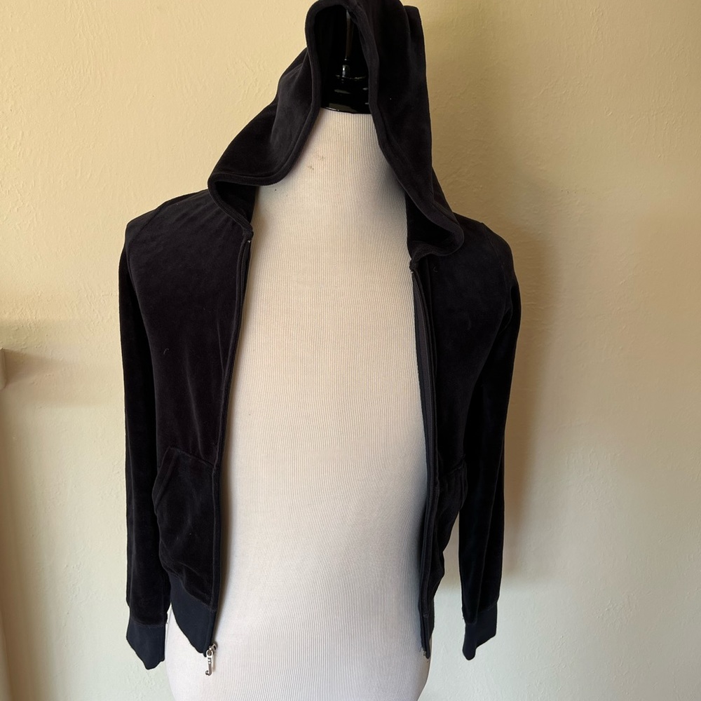 Juicy Coutour blue velvet jacket